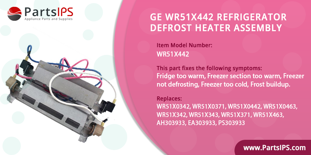 GE WR51X442 Refrigerator Defrost Heater Assembly