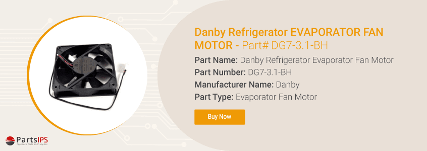 danby refrigerator evaporator fan motor