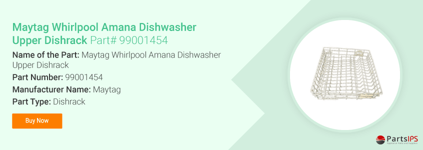 maytag whirlpool amana dishwasher upper dishrack