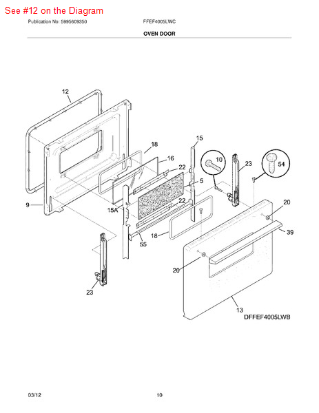 Frigidaire SEAL - Part# 318053301- Appliance Parts - PartsIPS