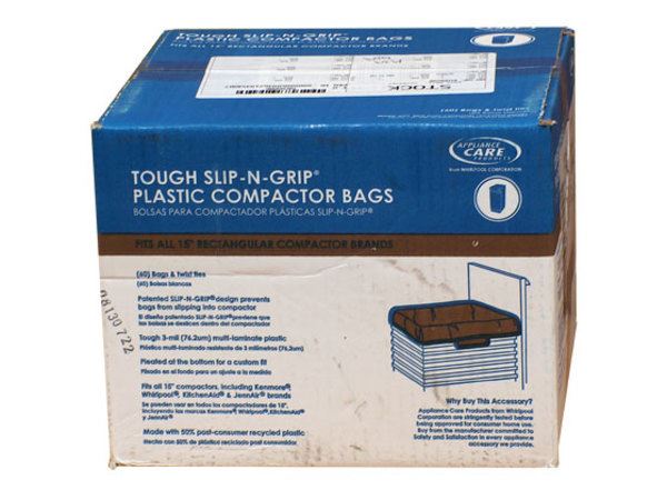 GE 15 Heavy Duty Compactor Bags (12) WC60X5017